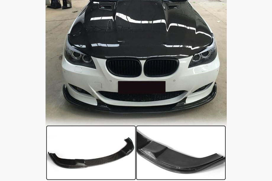 BMW 5. rad E60/E61 2003–2010 Predný nárazníkový lip (pre M-Sport, karbón) Image