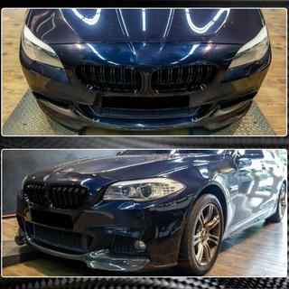 Predný lip na nárazník Lip V1 (pre F10 M-Sport, karbón) BMW 5. rad F10/F11 2010–2016 fotografia 3