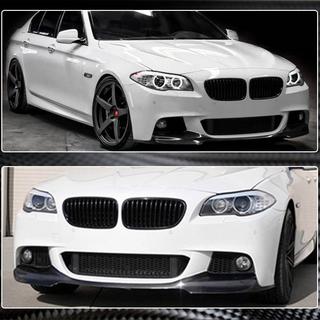 Predný lip na nárazník Lip V1 (pre F10 M-Sport, karbón) BMW 5. rad F10/F11 2010–2016 fotografia 4