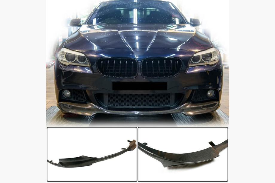 BMW 5. rad F10/F11 2010–2016 Predný nárazník lip spojler Carbon V2 (M-Sport) Image