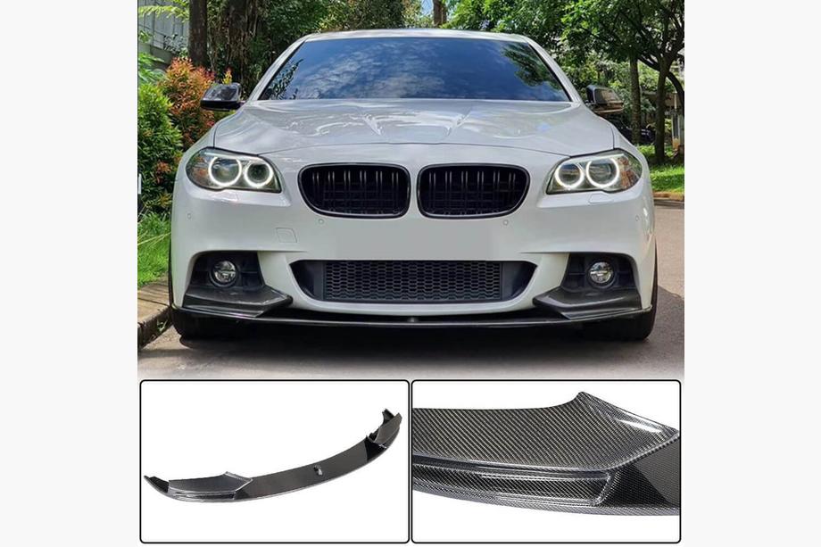 BMW 5. rad F10/F11 2010–2016 Lip spojler predného nárazníka Lip V3 (pre F10 M-Sport, karbón) Fotografia 1