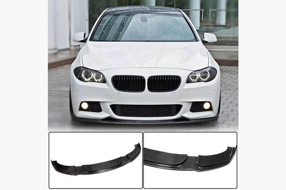BMW 5. rad F10/F11 2010–2016 Predný lip spojler nárazníka Lip V2 (pre F10 M-Sport, karbón) Image