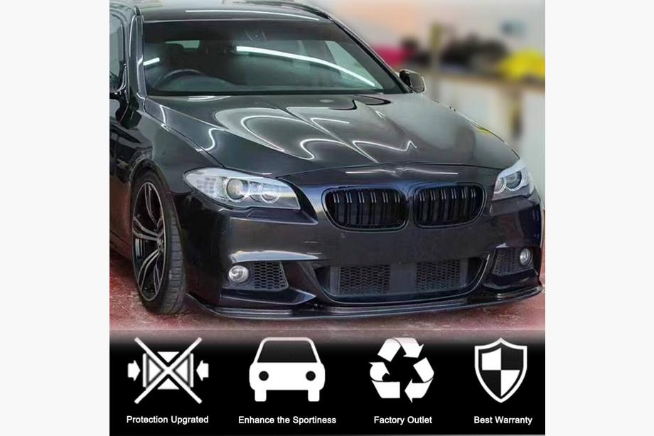 BMW 5. rad F10/F11 2010–2016 Predný lip spoiler nárazníka FRP V5 (M-Sport) Fotografia 2