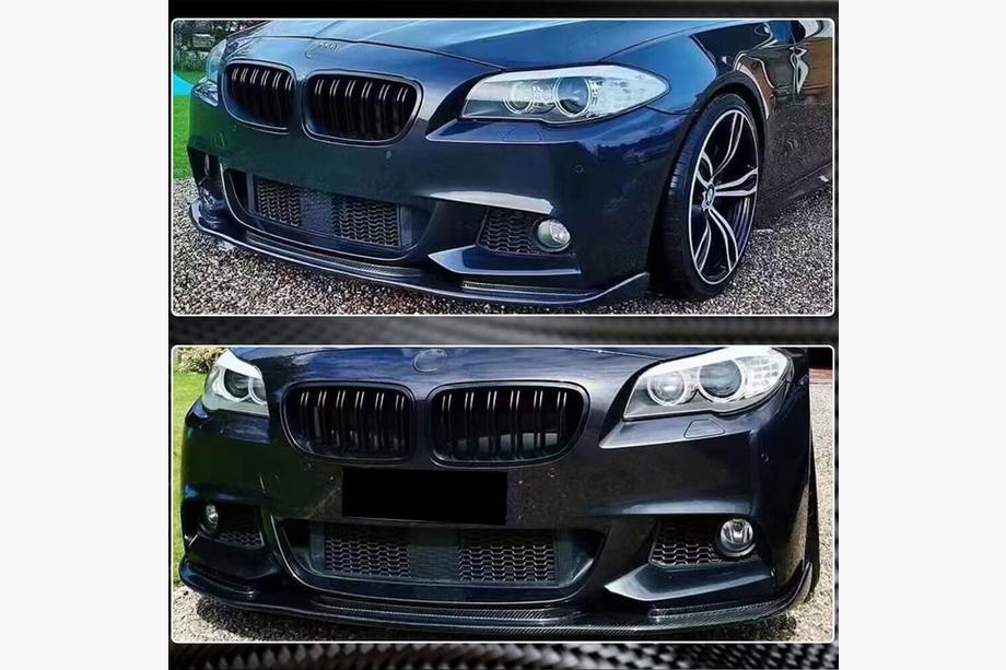 BMW 5. rad F10/F11 2010–2016 Predný lip spoiler nárazníka FRP V5 (M-Sport) Fotografia 3