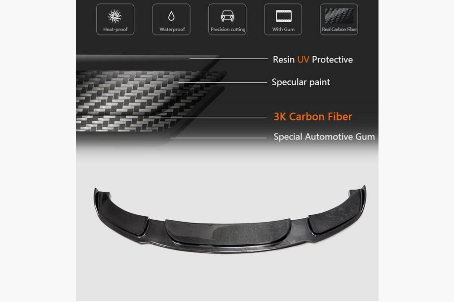 BMW 5. rad F10/F11 2010–2016 Predný lip spoiler nárazníka FRP V5 (M-Sport) Fotografia 5