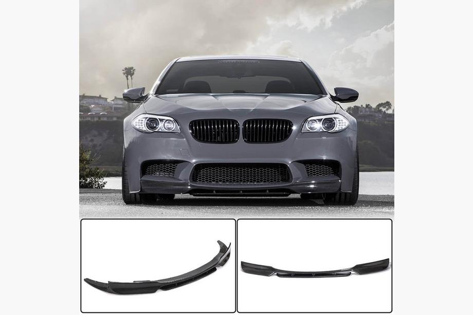 BMW 5. rad F10/F11 2010–2016 Predný lip nárazníka Lip V1 (pre F10 M5, karbón) Fotografia 1