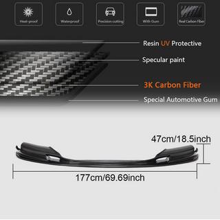 Predný nárazníkový lip spojler Lip V2 (pre F10 M5, Carbon) BMW 5. rad F10/F11 2010–2016 fotografia 4