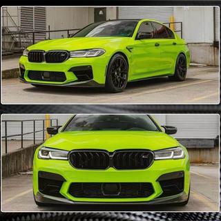 Lip spojler predného nárazníka Lip V1 (pre M5 F90 2020-2024, karbón) BMW 5. rad G30/G31 2017–2023 fotografia 4