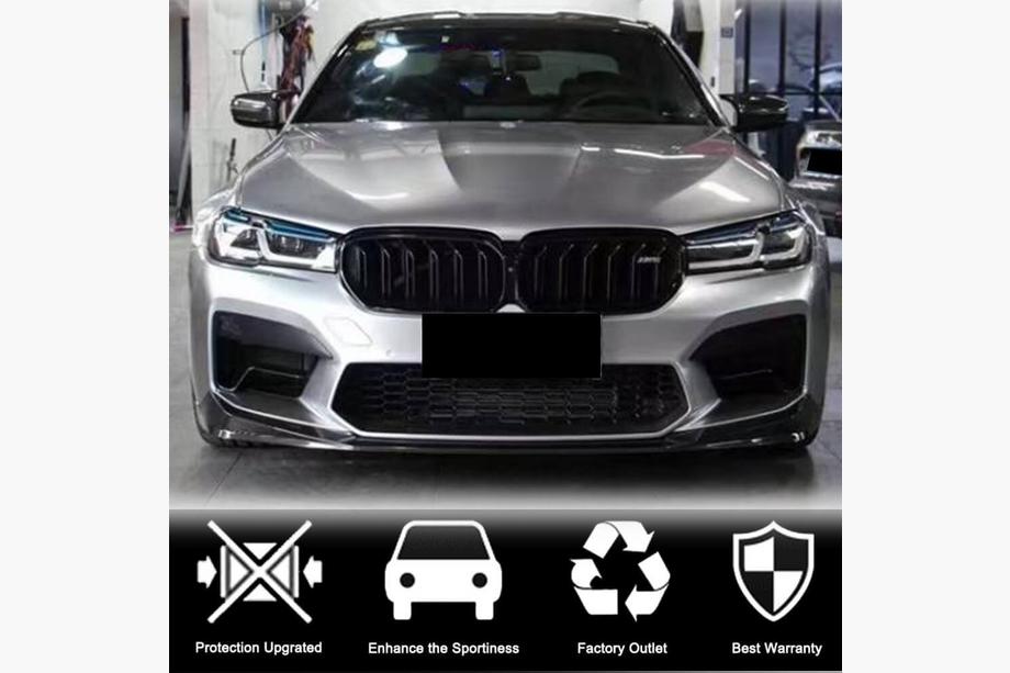 BMW 5. rad G30/G31 2017–2023 Lip spojler predného nárazníka Lip V1 (pre M5 F90 2020-2024, karbón) Fotografia 3
