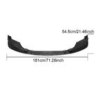 BMW 5. rad G30/G31 2017–2023 Lip spojler predného nárazníka Carbon V3 (pre M5 2020+) fotografia 6