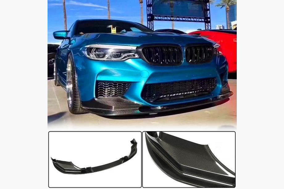 BMW 5. rad G30/G31 2017–2023 Lem predného nárazníka Lip V1 (pre M5 F90 2017-2020, karbón) Fotografia 1