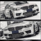 BMW 5. rad G30/G31 2017–2023 Lip na predný nárazník Lip V4 (pre M5 F90 2017-2020, karbón) fotografia 5
