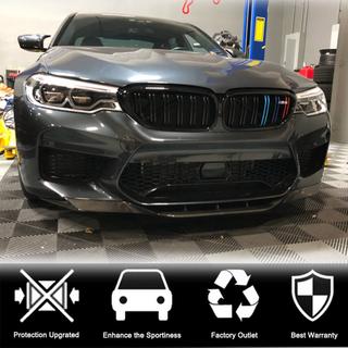 Lip na predný nárazník Lip V4 (pre M5 F90 2017-2020, karbón) BMW 5. rad G30/G31 2017–2023 fotografia 3