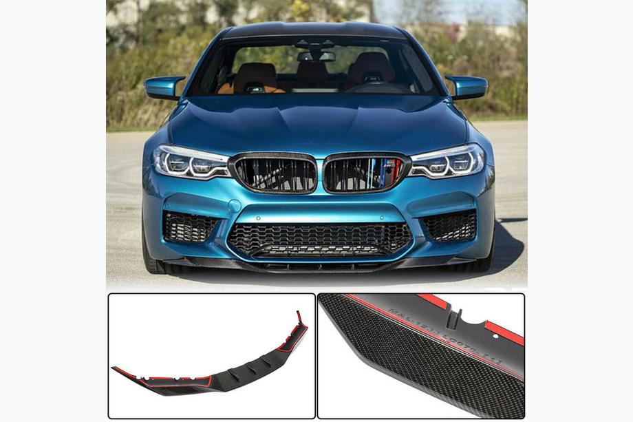 BMW 5. rad G30/G31 2017–2023 Lip na predný nárazník Lip V4 (pre M5 F90 2017-2020, karbón) Image