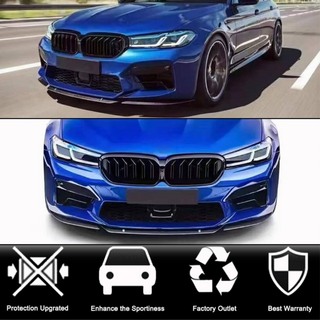 Predný lip spojler nárazníka Lip V4 (pre M5 F90 2020-2024, karbón) BMW 5. rad G30/G31 2017–2023 fotografia 2