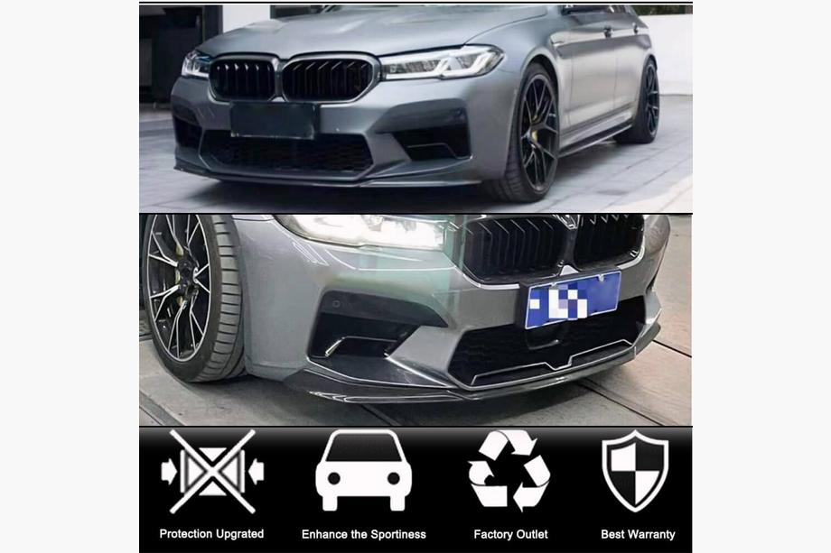BMW 5. rad G30/G31 2017–2023 Predný splitter Lip V5 (pre M5 F90 2020-2024, karbón) Fotografia 2