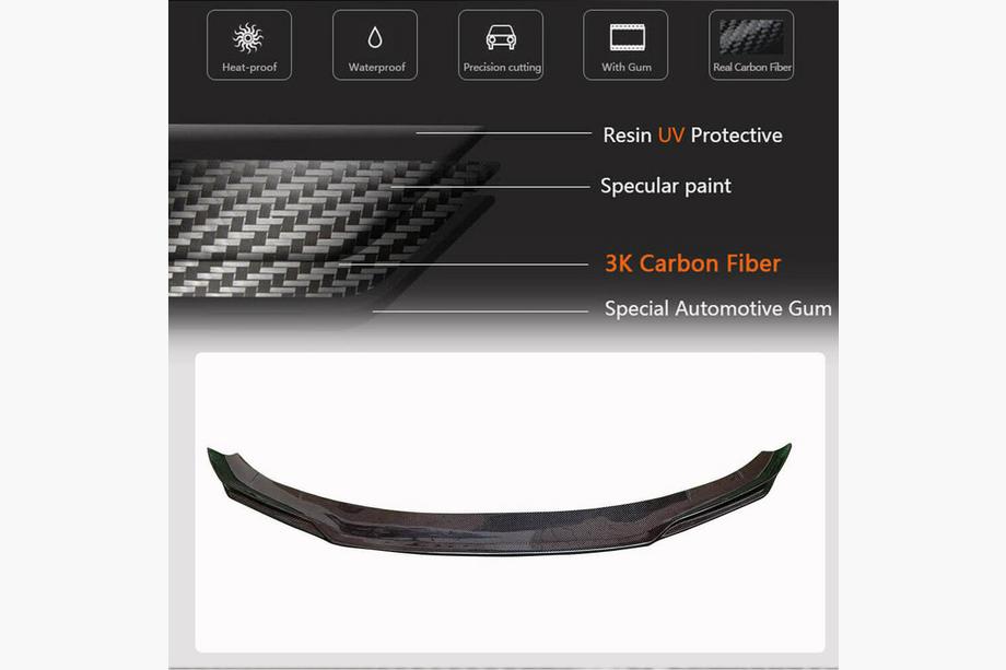 BMW 5. rad G30/G31 2017–2023 Predný splitter Lip V5 (pre M5 F90 2020-2024, karbón) Fotografia 3