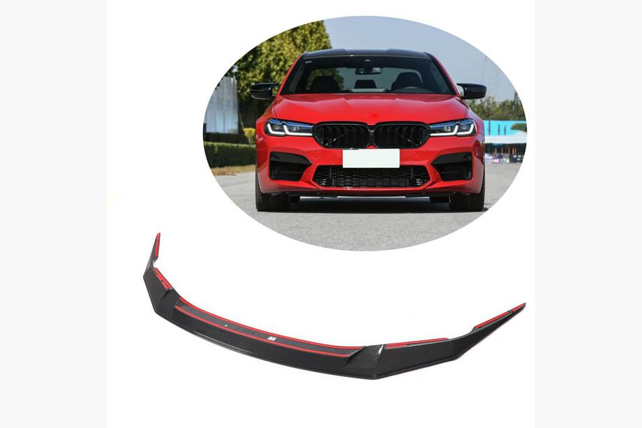 BMW 5. rad G30/G31 2017–2023 Lipa predného nárazníka Lip V3 (pre M5 F90 2020-2024, karbón) Fotografia 1