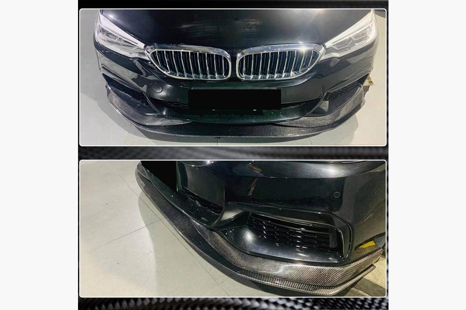 BMW 5. rad G30/G31 2017–2023 Predný lip spojler nárazníka Lip V1 (pre M-Sport 2017-2020, karbón) Fotografia 4