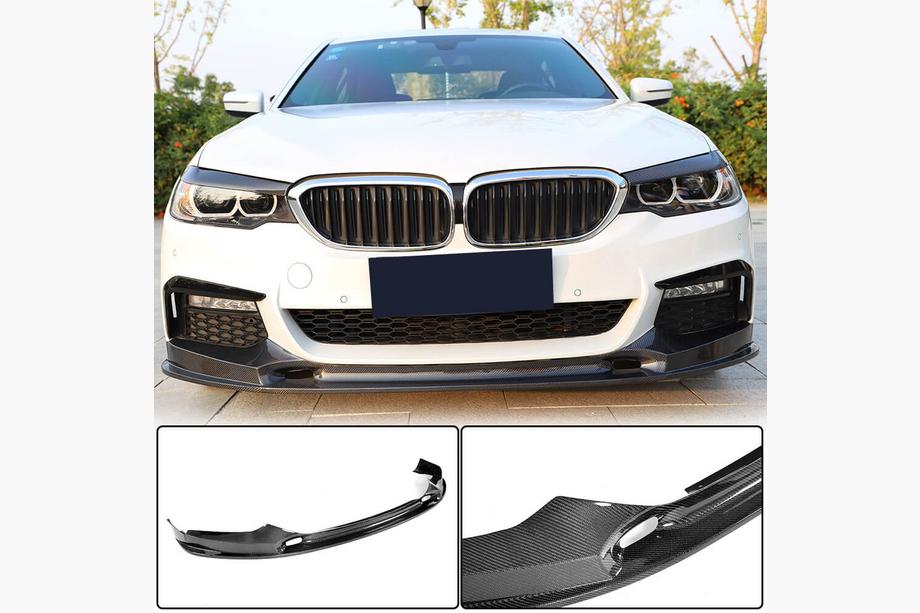 BMW 5. rad G30/G31 2017–2023 Lip spojler predného nárazníka Lip V2 (pre M-Sport 2017-2020, karbón) Image