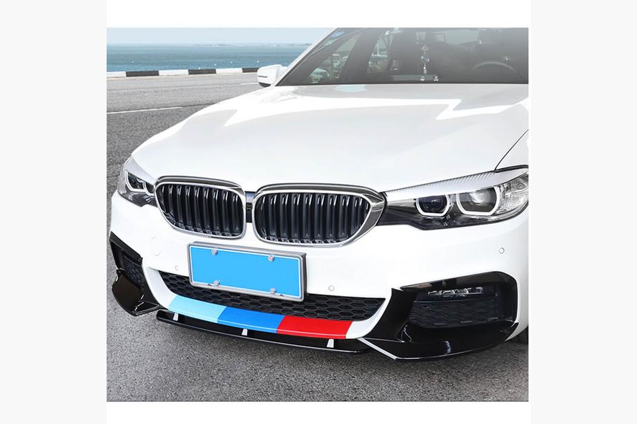 BMW 5. rad G30/G31 2017–2023 Predný lip na nárazník Lip V5 (pre M-Sport 2017-2020, karbón) Fotografia 2