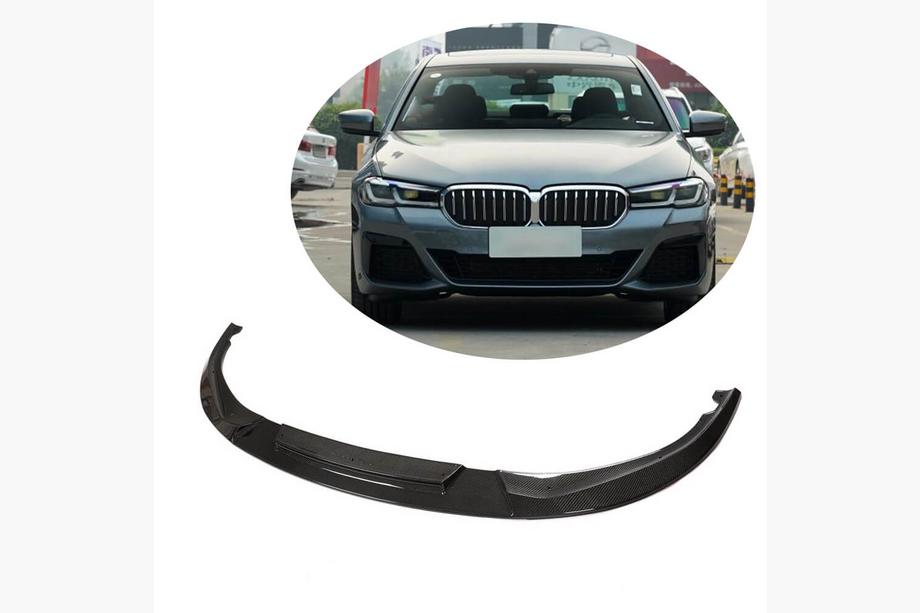 BMW 5. rad G30/G31 2017–2023 Lip spojler predného nárazníka Lip V2 (pre M-Sport 2021-2024, karbón) Image