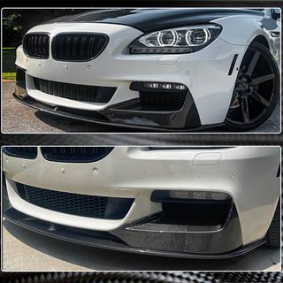 Predný nárazníkový lip Lip V1 (pre M-Sport, karbón) BMW 6. séria F12/F13/F06 2011–2018 fotografia 3