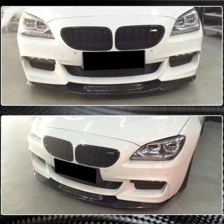Predný nárazníkový lip spojler Lip V2 (pre M-Sport, karbón) BMW 6. séria F12/F13/F06 2011–2018 fotografia 3