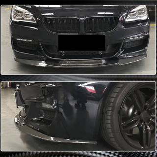 Predný nárazníkový lip spojler Lip V2 (pre M-Sport, karbón) BMW 6. séria F12/F13/F06 2011–2018 fotografia 4