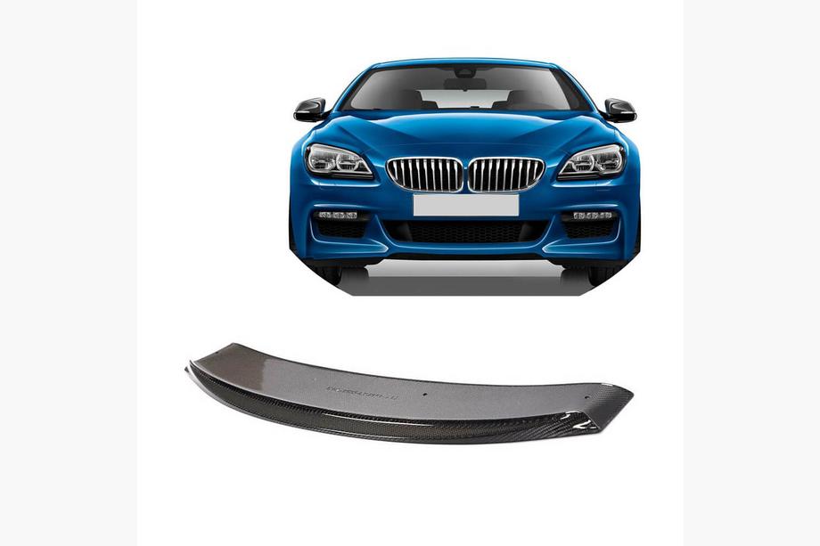 BMW 6. séria F12/F13/F06 2011–2018 Predný nárazníkový lip spojler V3 (pre M-Sport, karbón) Image