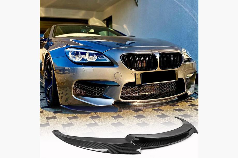 BMW 6. séria F12/F13/F06 2011–2018 Predný nárazníkový lip spojler FRP V4 Fotografia 1