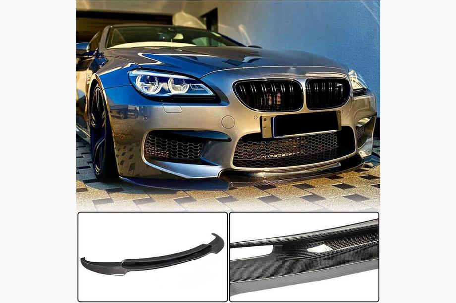 BMW 6. séria F12/F13/F06 2011–2018 Predný nárazníkový lip spojler FRP V4 Fotografia 2