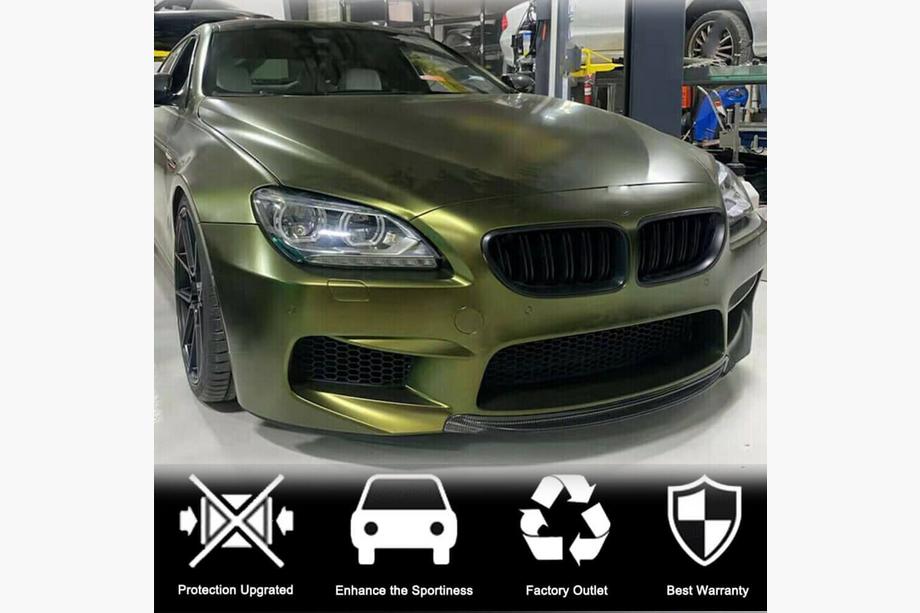 BMW 6. séria F12/F13/F06 2011–2018 Lišta predného nárazníka Lip V2 (pre M6, karbón) Fotografia 3