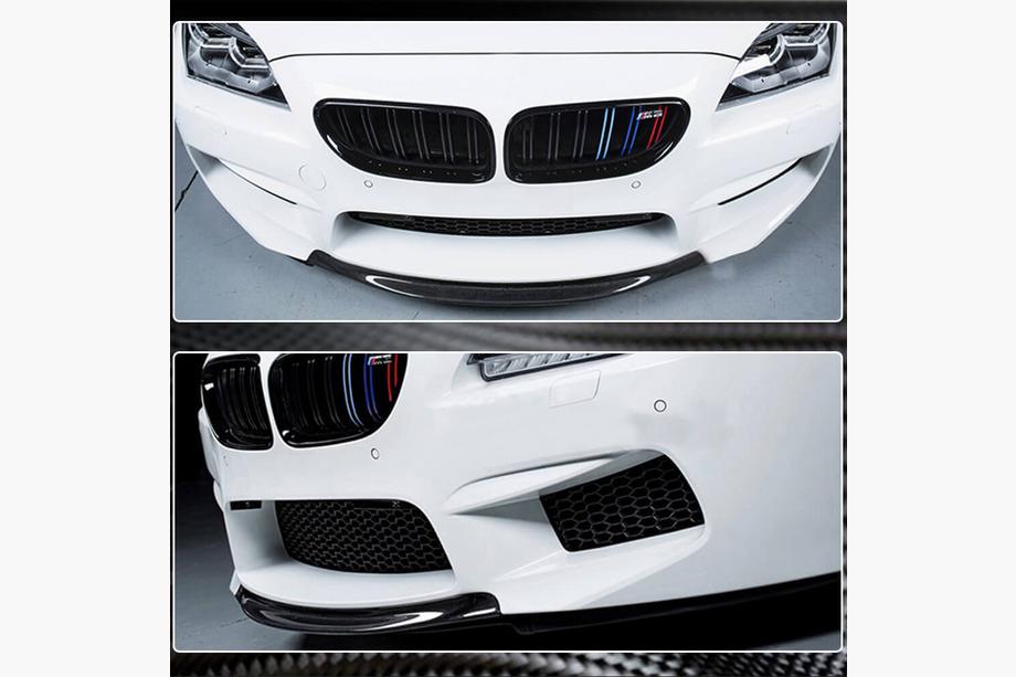 BMW 6. séria F12/F13/F06 2011–2018 Lišta predného nárazníka Lip V2 (pre M6, karbón) Fotografia 5