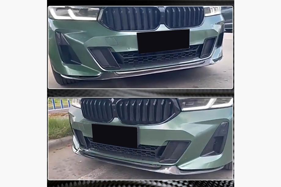 BMW 6. rad G32 2017– Lipa predného nárazníka (pre M-Sport 2017-2020, karbón) Fotografia 5