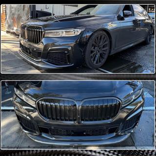 Predná lip lišta nárazníka Lip V1 (pre M-Sport 2019-2022, karbón) BMW 7. séria G11/G12 2015–2022 fotografia 4