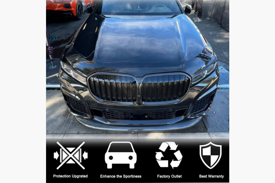 BMW 7. séria G11/G12 2015–2022 Predná lip lišta nárazníka Lip V1 (pre M-Sport 2019-2022, karbón) Fotografia 3