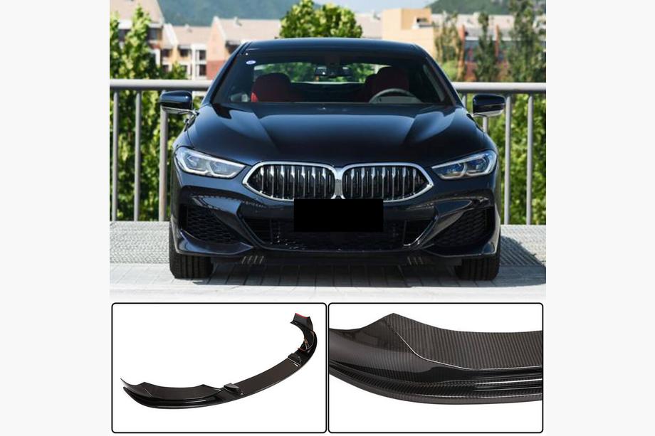 BMW 8. séria G14/G15/G16 2018– Predný nárazníkový lip spojler Lip V2 (pre M-Sport, karbón) Image