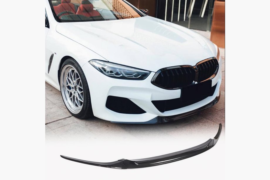 BMW 8. séria G14/G15/G16 2018– Lip spojler predného nárazníka Lip V5 (pre M-Sport, karbón) Image