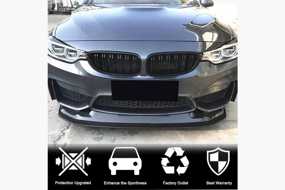 BMW rad 3 F30/F31 2012–2019 Predný lip spojler nárazníka Lip V3 (pre F80, karbón) Fotografia 2