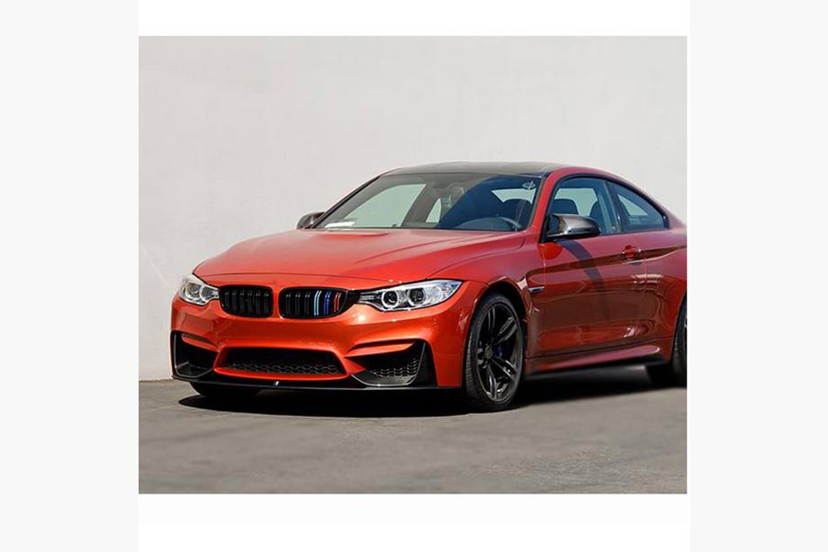 BMW rad 3 F30/F31 2012–2019 Predný nárazníkový lip Lip V4 (pre F80, karbón) Fotografia 2