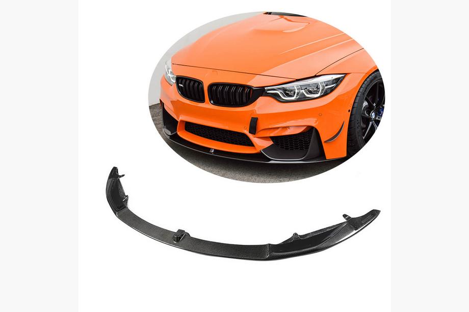BMW rad 3 F30/F31 2012–2019 Predný lip spojler na nárazník Lip V6 (pre F80, karbón) Fotografia 1