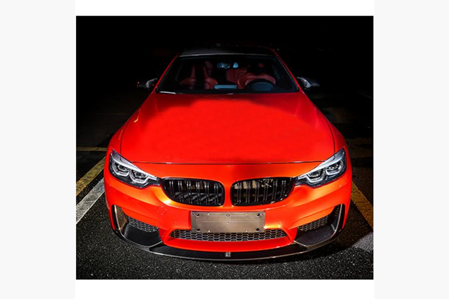 BMW rad 3 F30/F31 2012–2019 Predný lip spojler na nárazník Lip V6 (pre F80, karbón) Fotografia 3