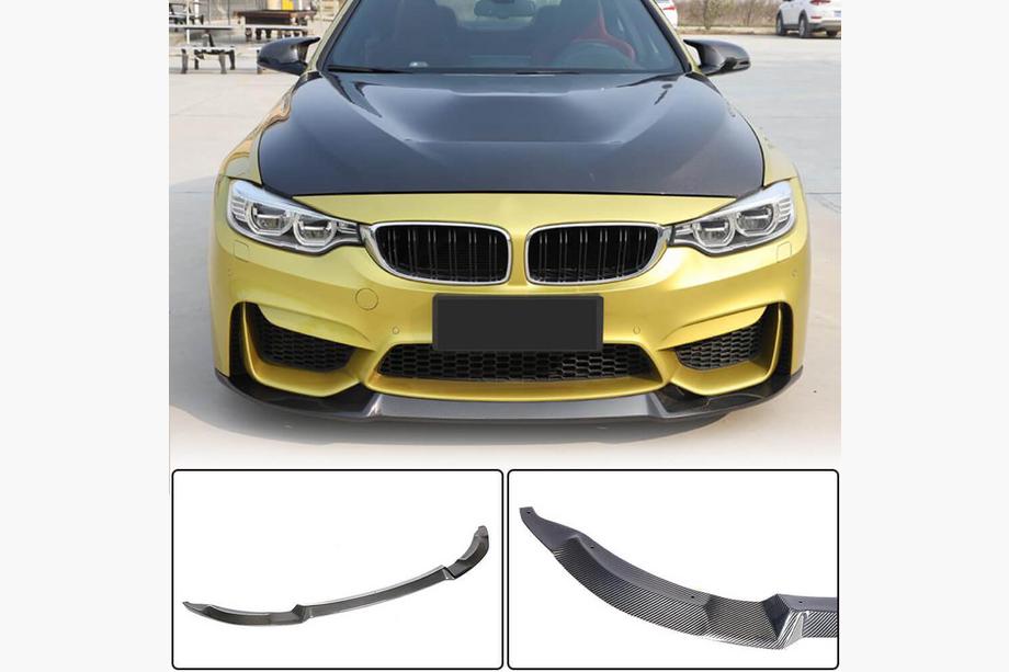 BMW rad 3 F30/F31 2012–2019 Predný lip spojler nárazníka Lip V8 (pre F80, karbón) Image