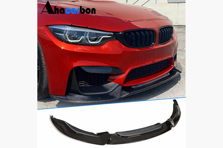 BMW rad 3 F30/F31 2012–2019 Predný lip spojler nárazníka Lip V10 (pre F80, karbón) Image