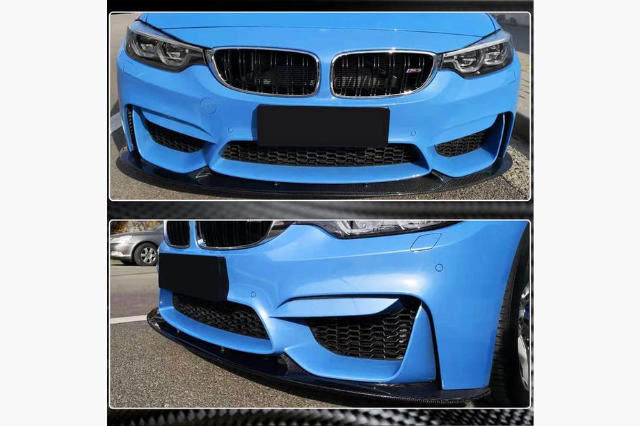 BMW 4 séria F32/F33/F36 2012–2020 Lip spojler predného nárazníka Lip V4 (pre F82/F83, karbón) Fotografia 5