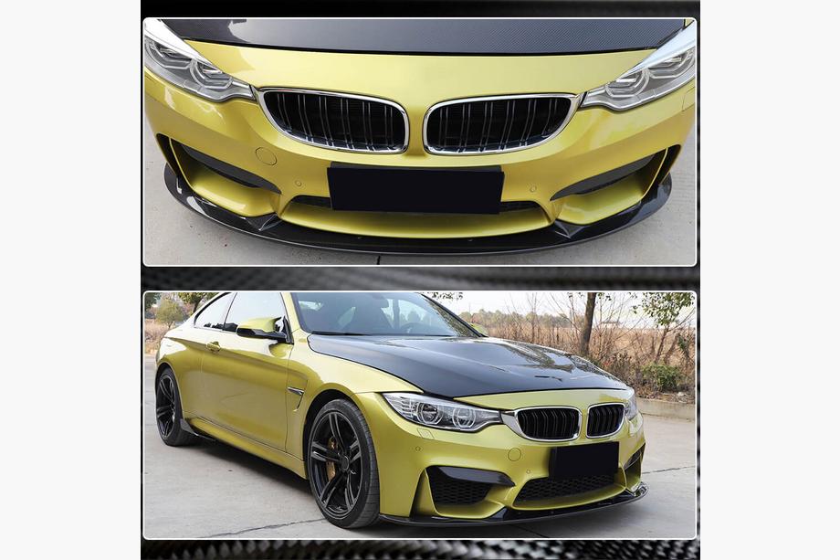 BMW 4 séria F32/F33/F36 2012–2020 Lip spojler predného nárazníka Lip V4 (pre F82/F83, karbón) Fotografia 6