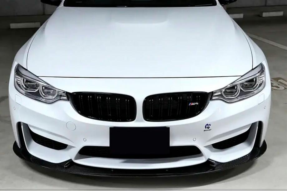 BMW 4 séria F32/F33/F36 2012–2020 Lip spojler predného nárazníka Lip V4 (pre F82/F83, karbón) Fotografia 3