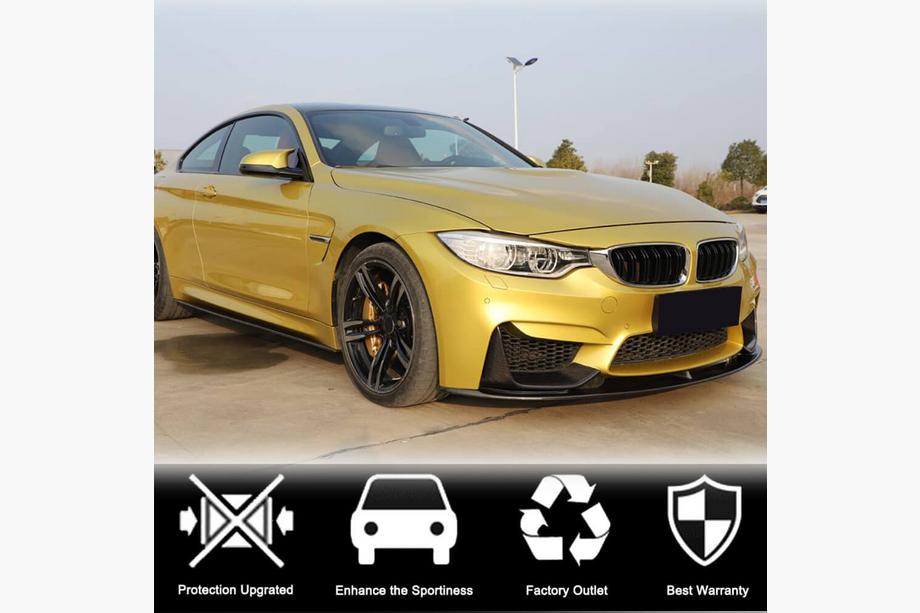 BMW rad 3 F30/F31 2012–2019 Líšta predného nárazníka FRP V15 (pre F80) Fotografia 2