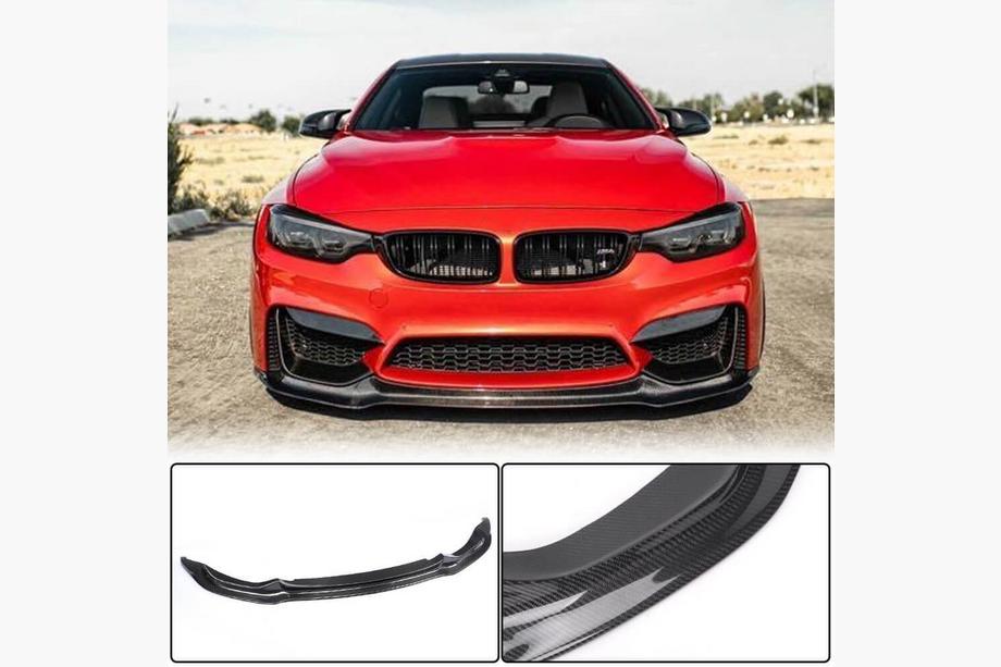 BMW 4 séria F32/F33/F36 2012–2020 Lip spojler predného nárazníka FRP V17 (pre F82/F83) Fotografia 2